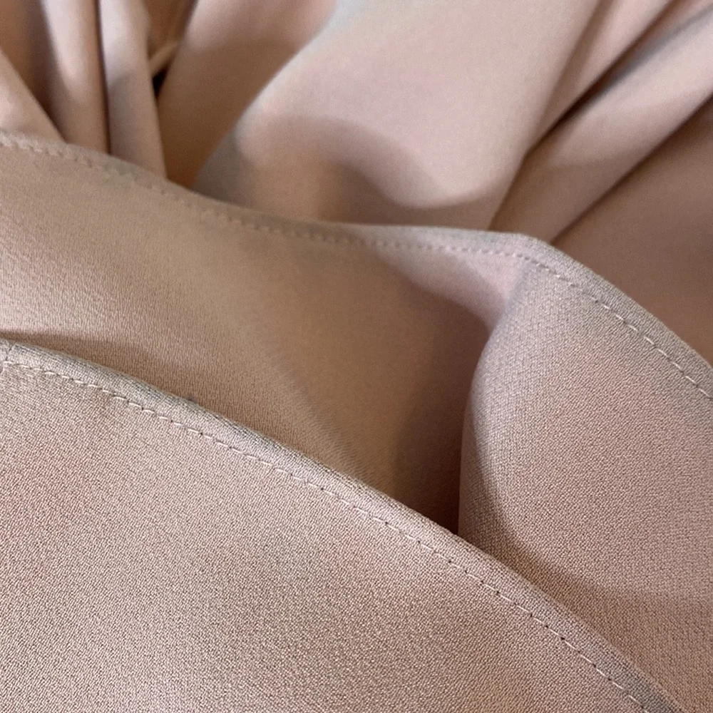 Dessy collection Open Back Gown in desert rose Size 14 New with tags Pink Maxi - Picture 13 of 14